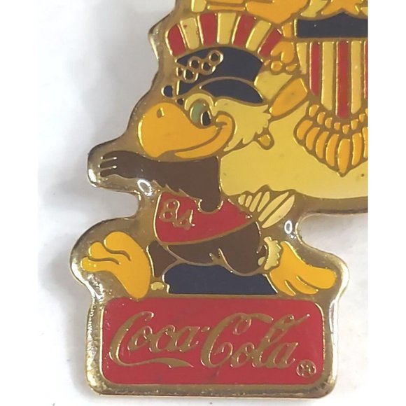 '84 Olympics U S Virgin Islands Coca Cola Los Angeles Official International Pin - Picture 4 of 4
